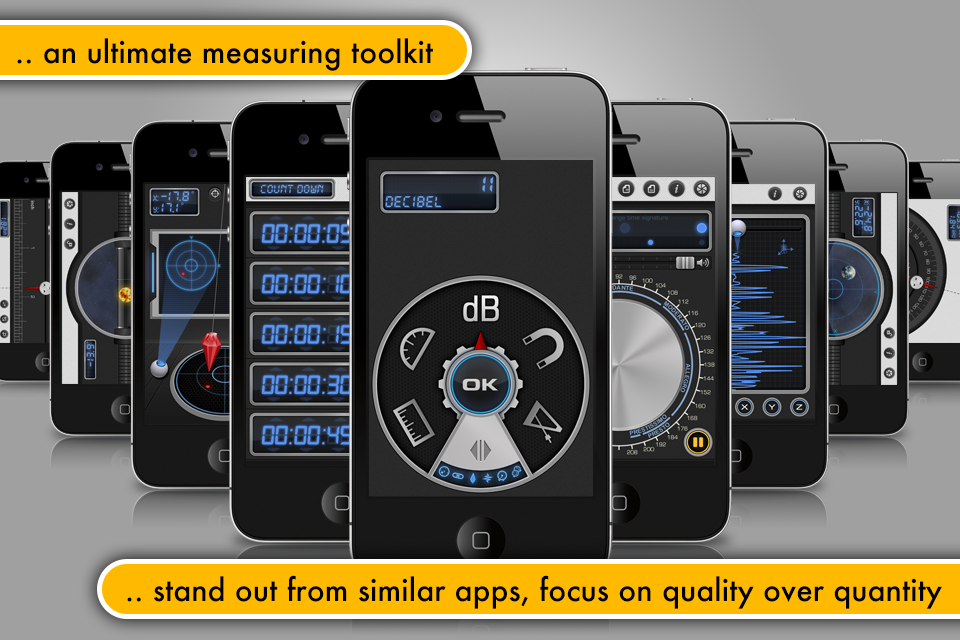 Image of Multi Measures HD - The all-in-1 measuring toolkit for iPhone